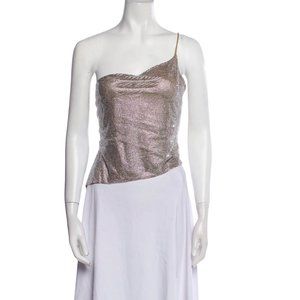 Giuseppe di Morabito One-Shoulder Crop Top